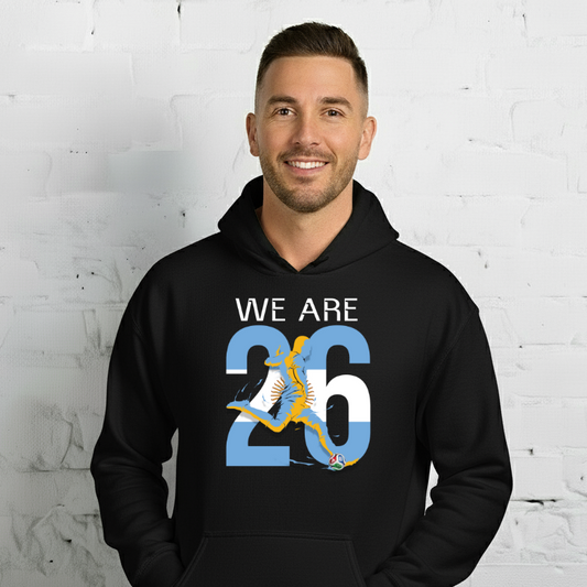 Argentina World Cup 2026 Fitted Hoodie | We_Are_26