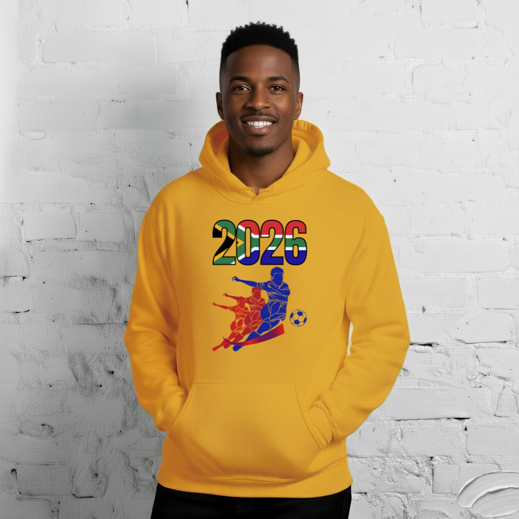 South Africa World Cup 2026 Fitted Hoodie | Rising_Jist_BL