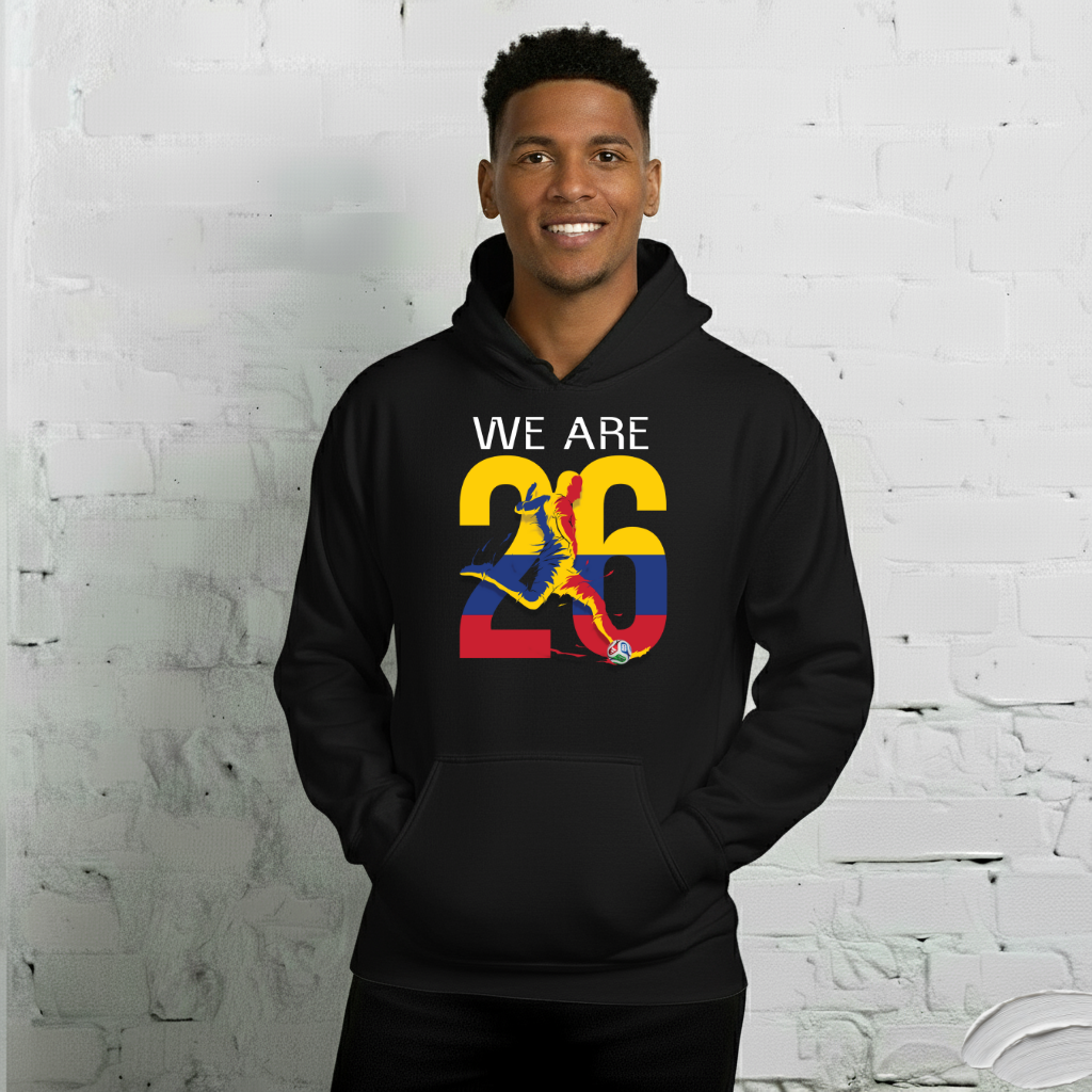 Colombia World Cup 2026 Fitted Hoodie | We_Are_26