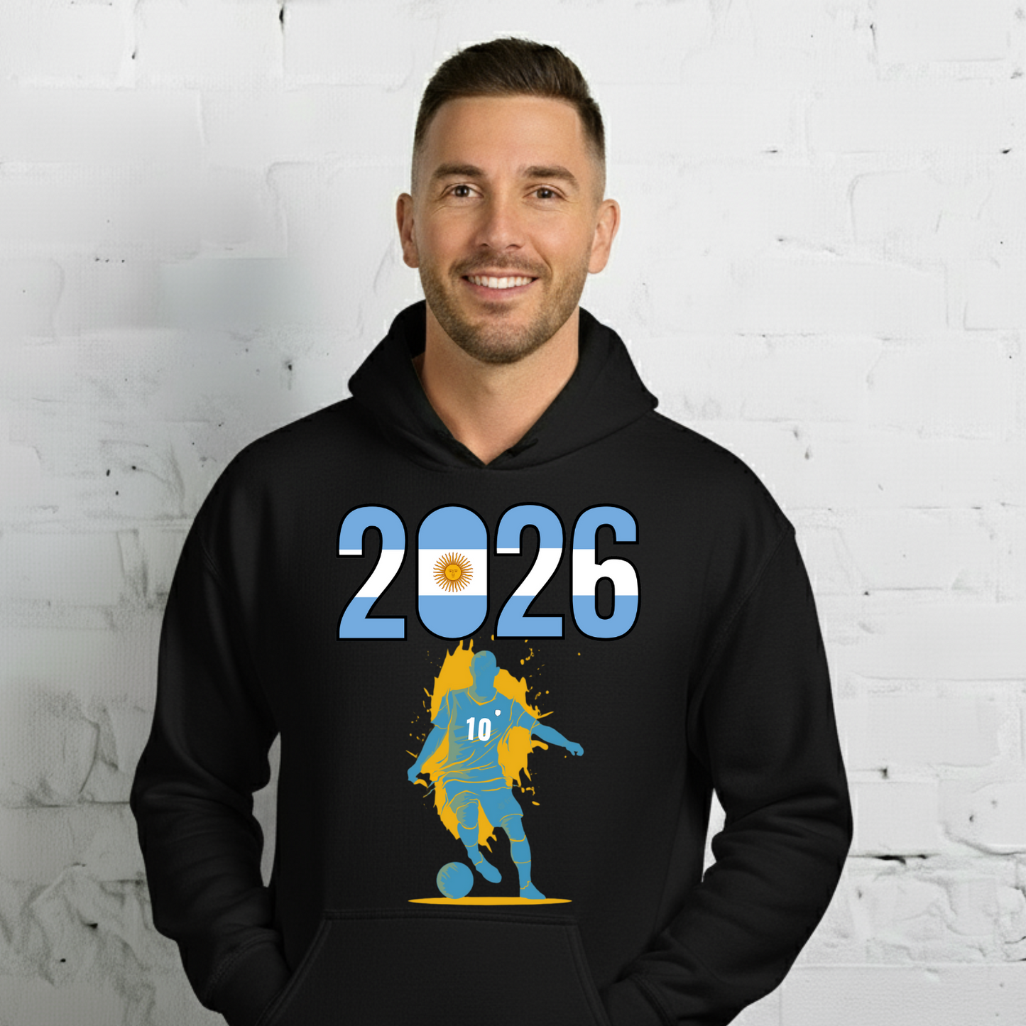 Argentina World Cup 2026 Fitted Hoodie | Slick_Move_LB