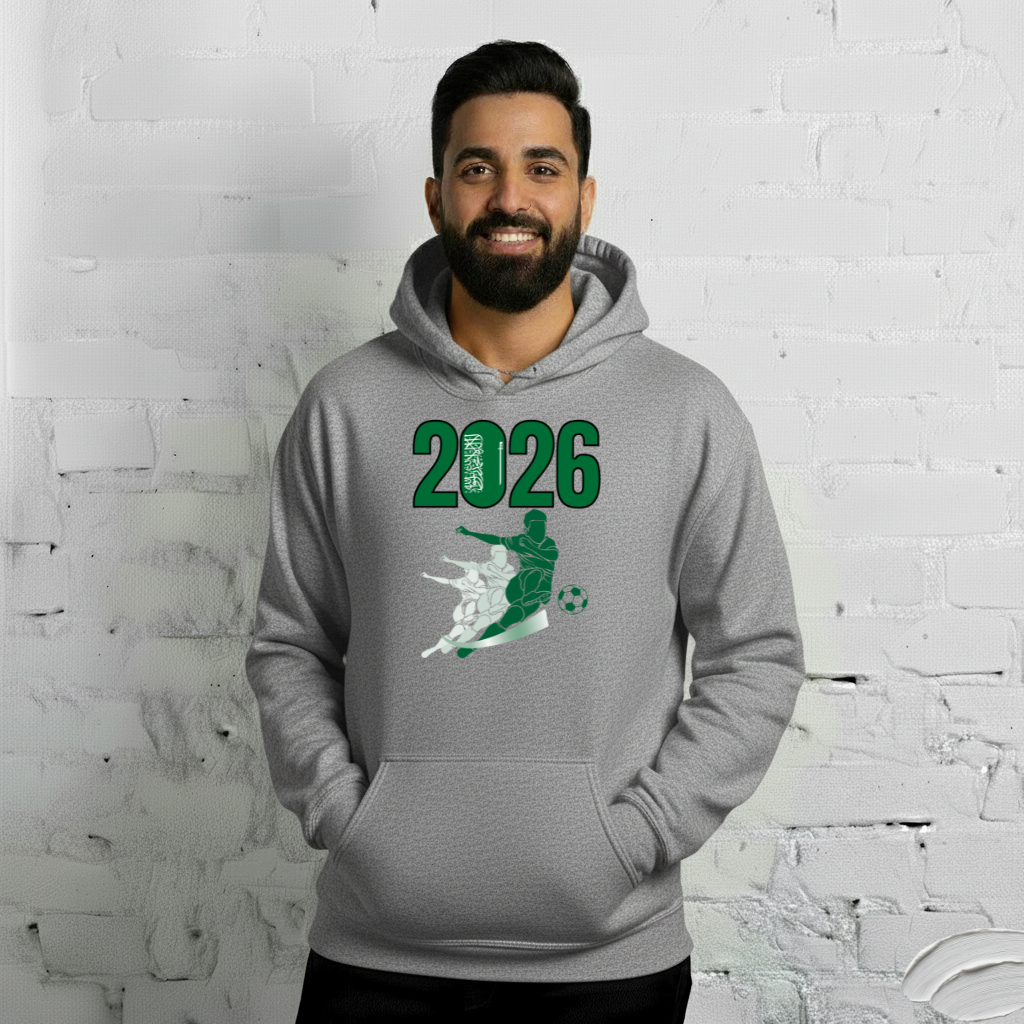 Saudi Arabia World Cup 2026 Fitted Hoodie | Rising_Jist