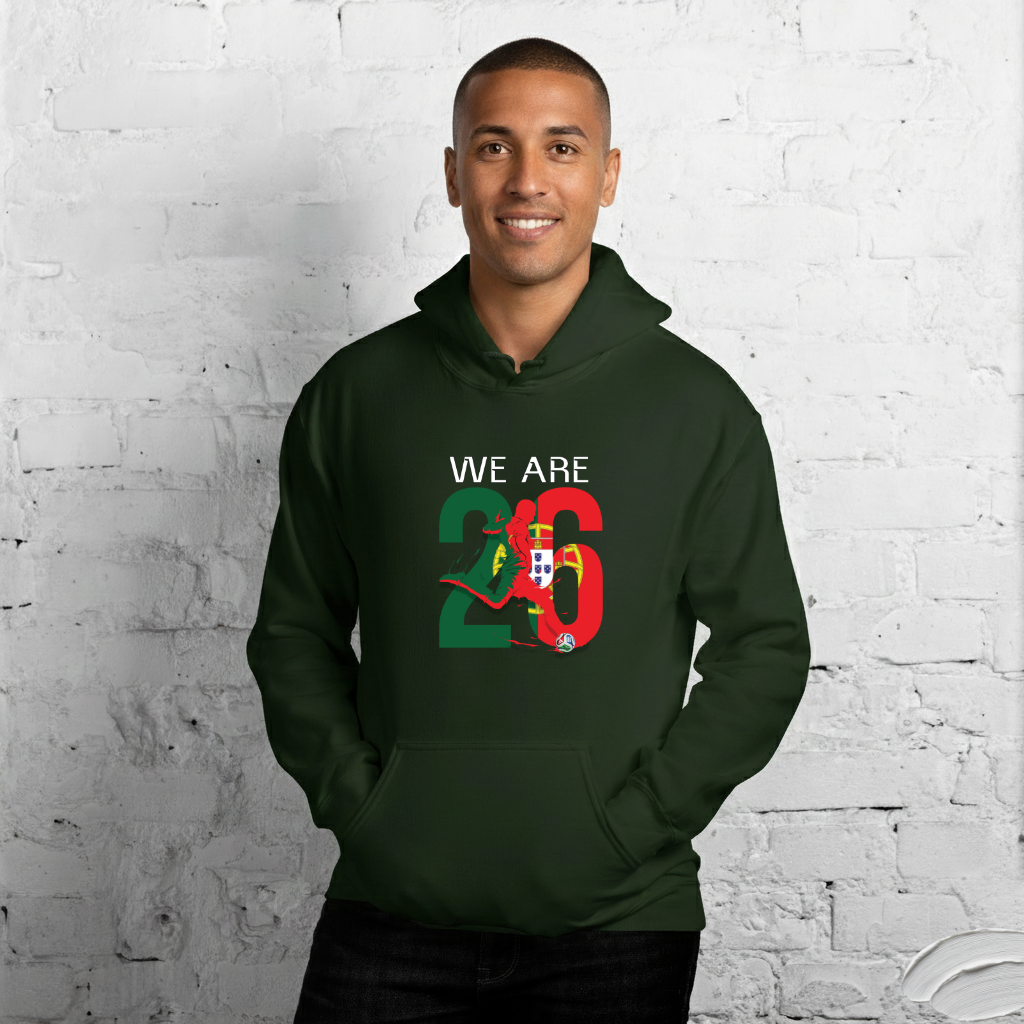 Portugal World Cup 2026 Fitted Hoodie | We_Are_26