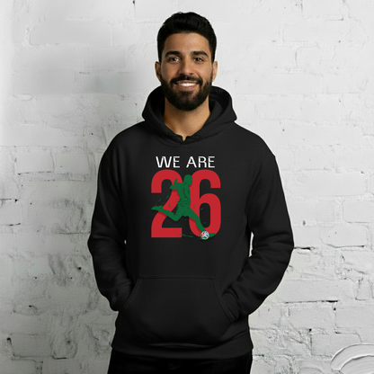 Morocco World Cup 2026 Fitted Hoodie | We_Are_26