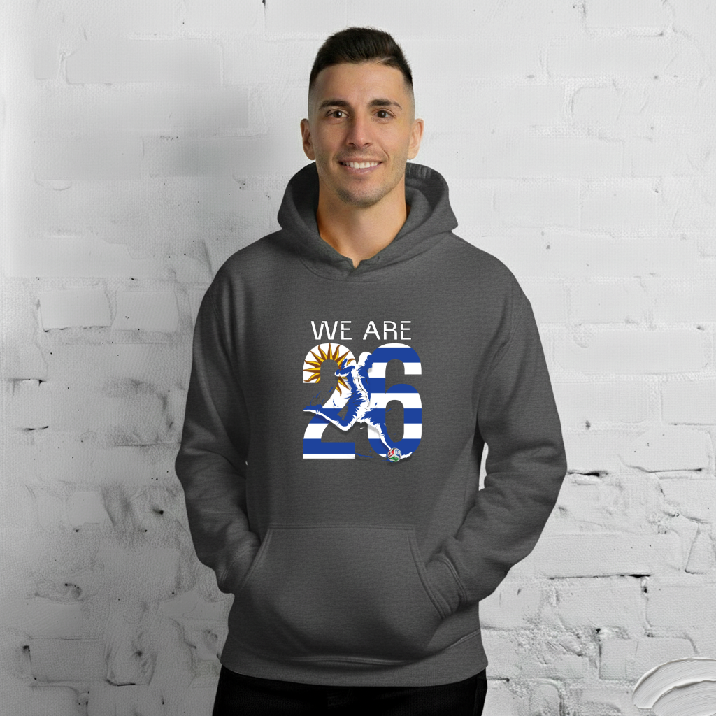 Uruguay World Cup 2026 Fitted Hoodie | We_Are_26