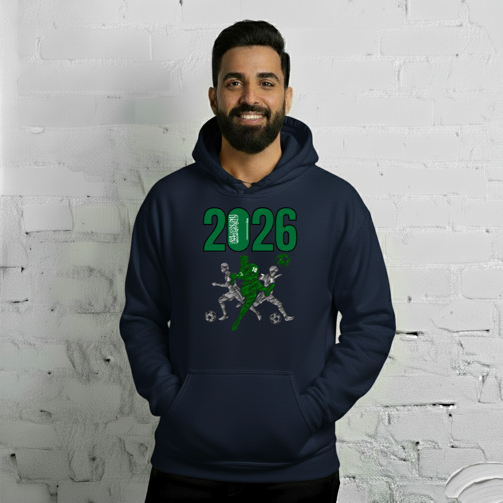 Saudi Arabia World Cup 2026 Fitted Hoodie | Sprints_Trio