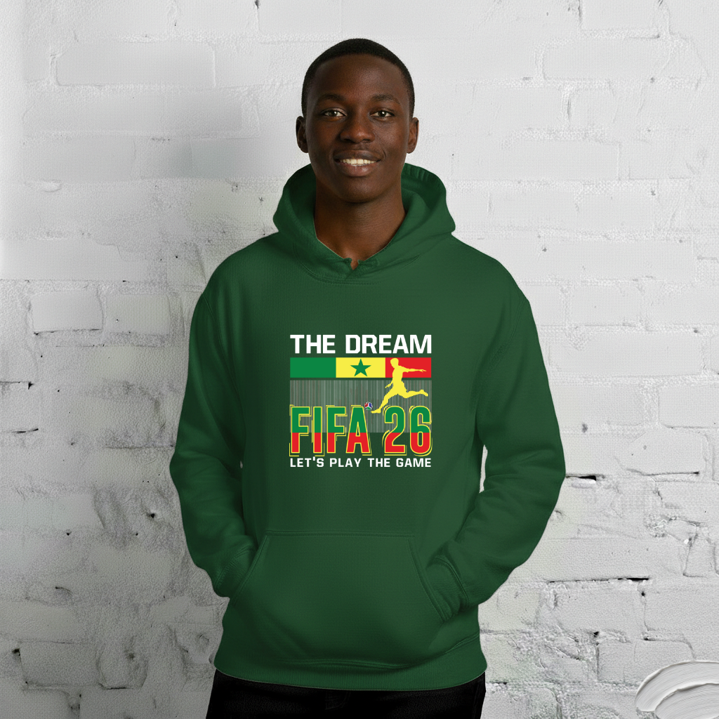Senegal World Cup 2026 Fitted Hoodie | The_Dream