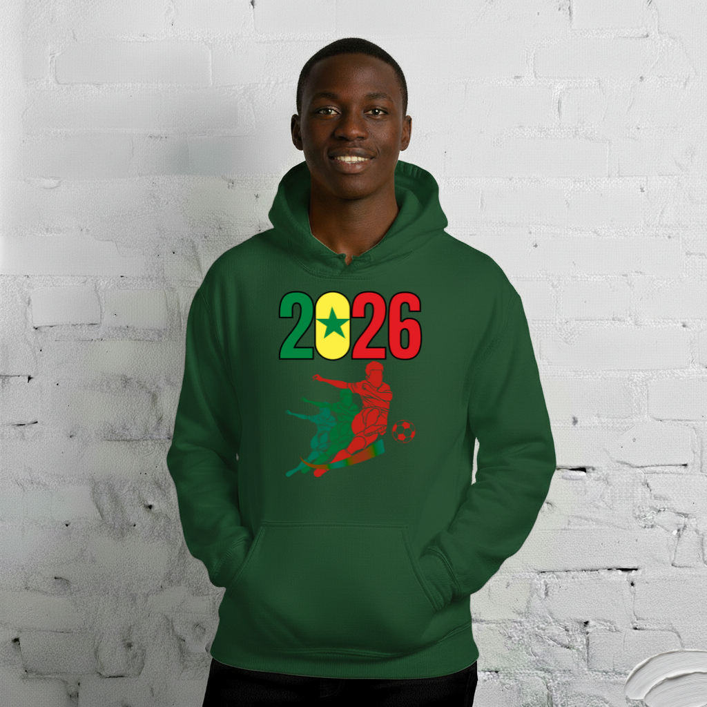 Senegal World Cup 2026 Fitted Hoodie | Rising_Jist