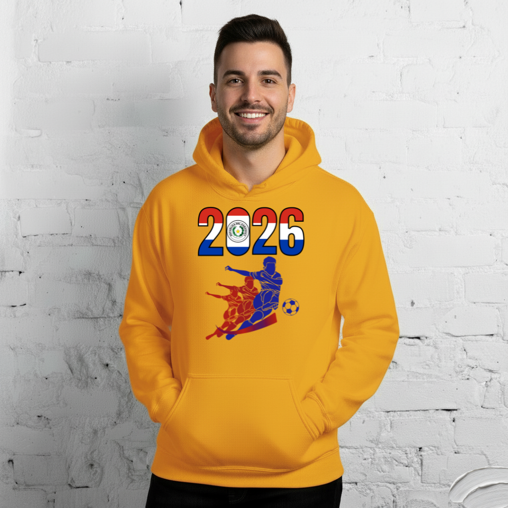 Paraguay World Cup 2026 Fitted Hoodie | Rising_Jist