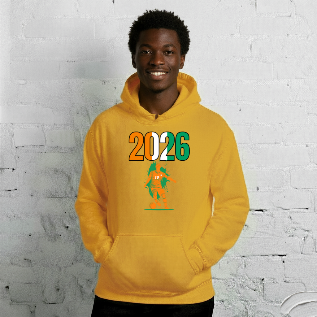 Côte d'Ivoire World Cup 2026 Fitted Hoodie | Slick_Move