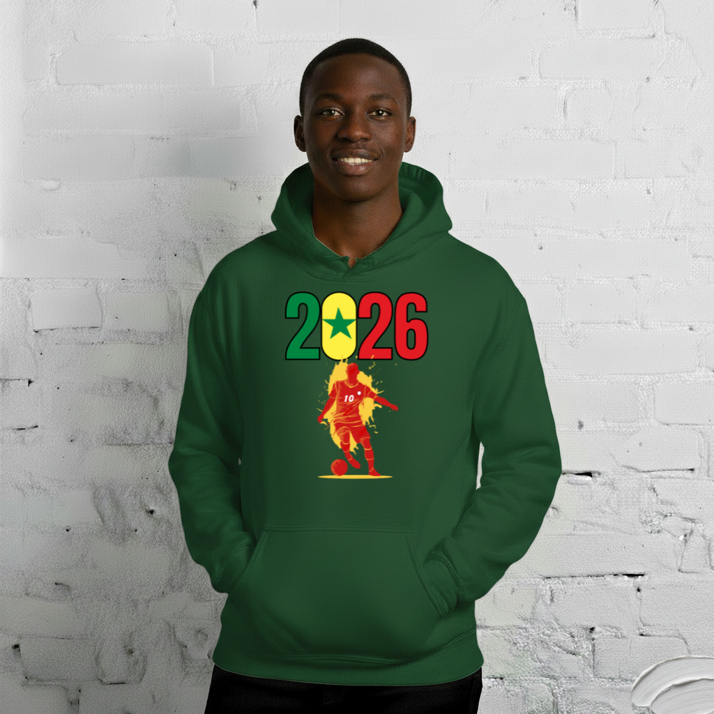 Senegal World Cup 2026 Fitted Hoodie | Slick_Move