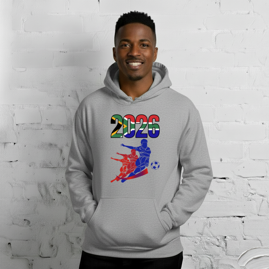 South Africa World Cup 2026 Fitted Hoodie | Rising_Jist_BL