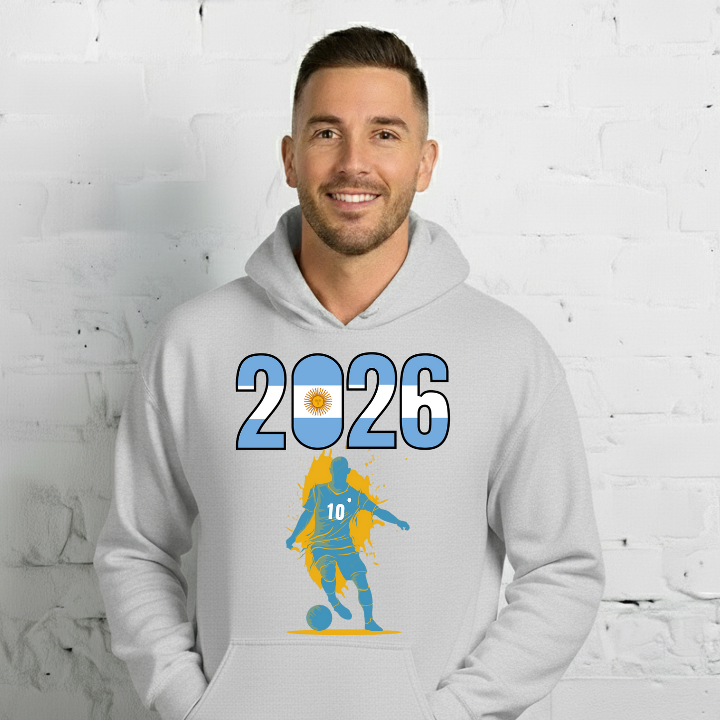 Argentina World Cup 2026 Fitted Hoodie | Slick_Move_LB