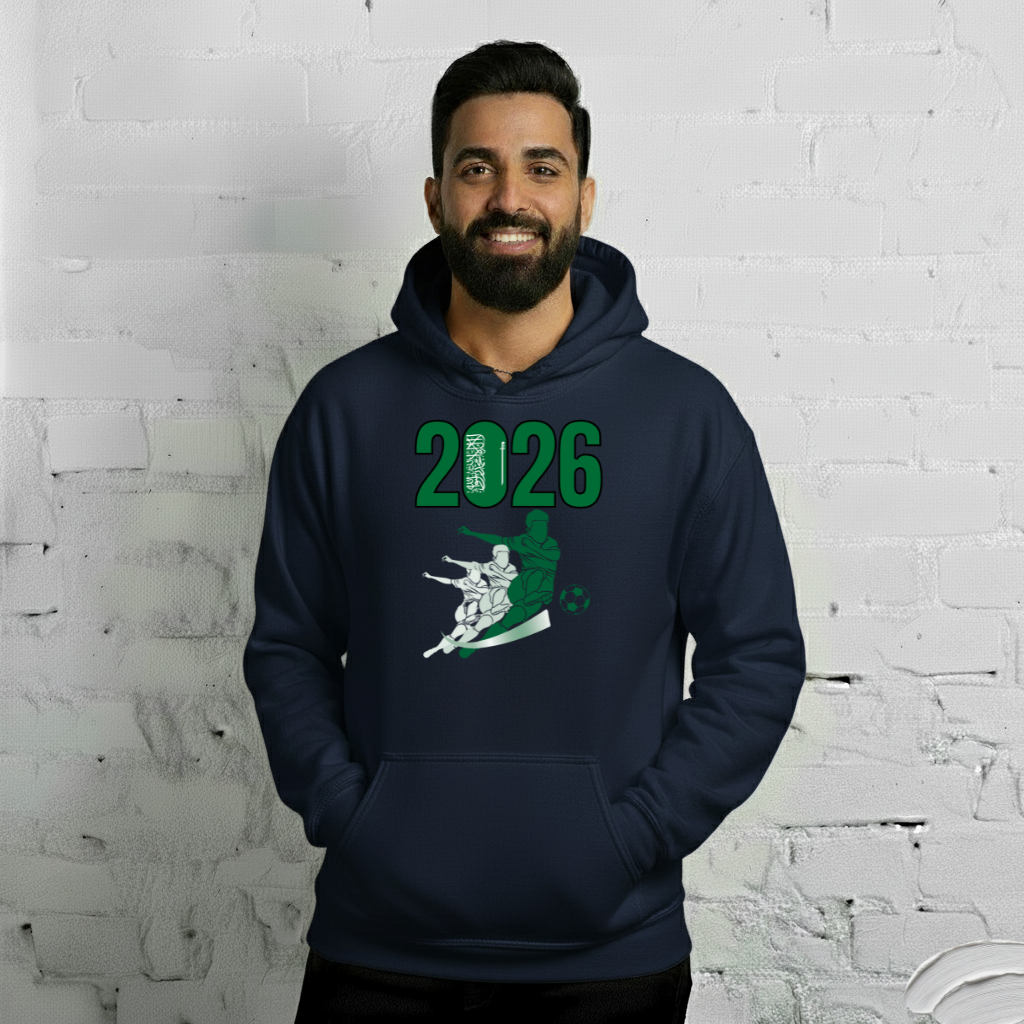 Saudi Arabia World Cup 2026 Fitted Hoodie | Rising_Jist