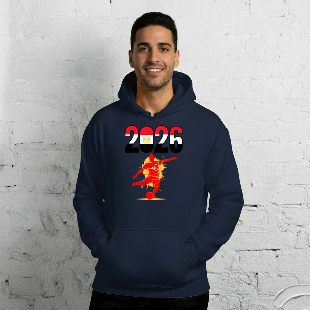 Egypt World Cup 2026 Fitted Hoodie | Let's Play