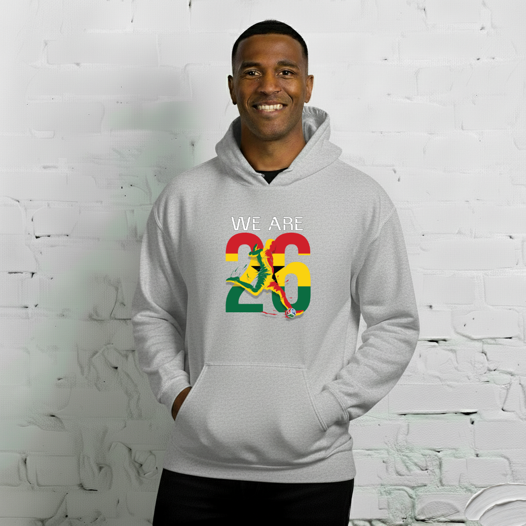 Ghana World Cup 2026 Fitted Hoodie | We_Are_26