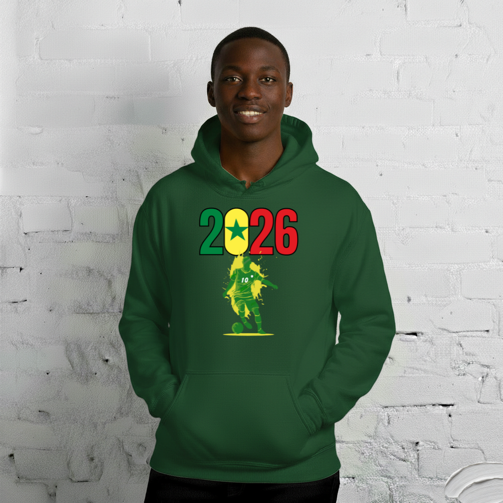 Senegal World Cup 2026 Fitted Hoodie | Slick_Move_GR