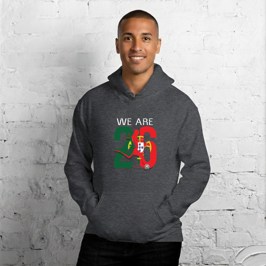Portugal World Cup 2026 Fitted Hoodie | We_Are_26