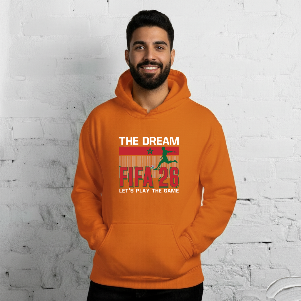 Morocco World Cup 2026 Fitted Hoodie | The_Dream