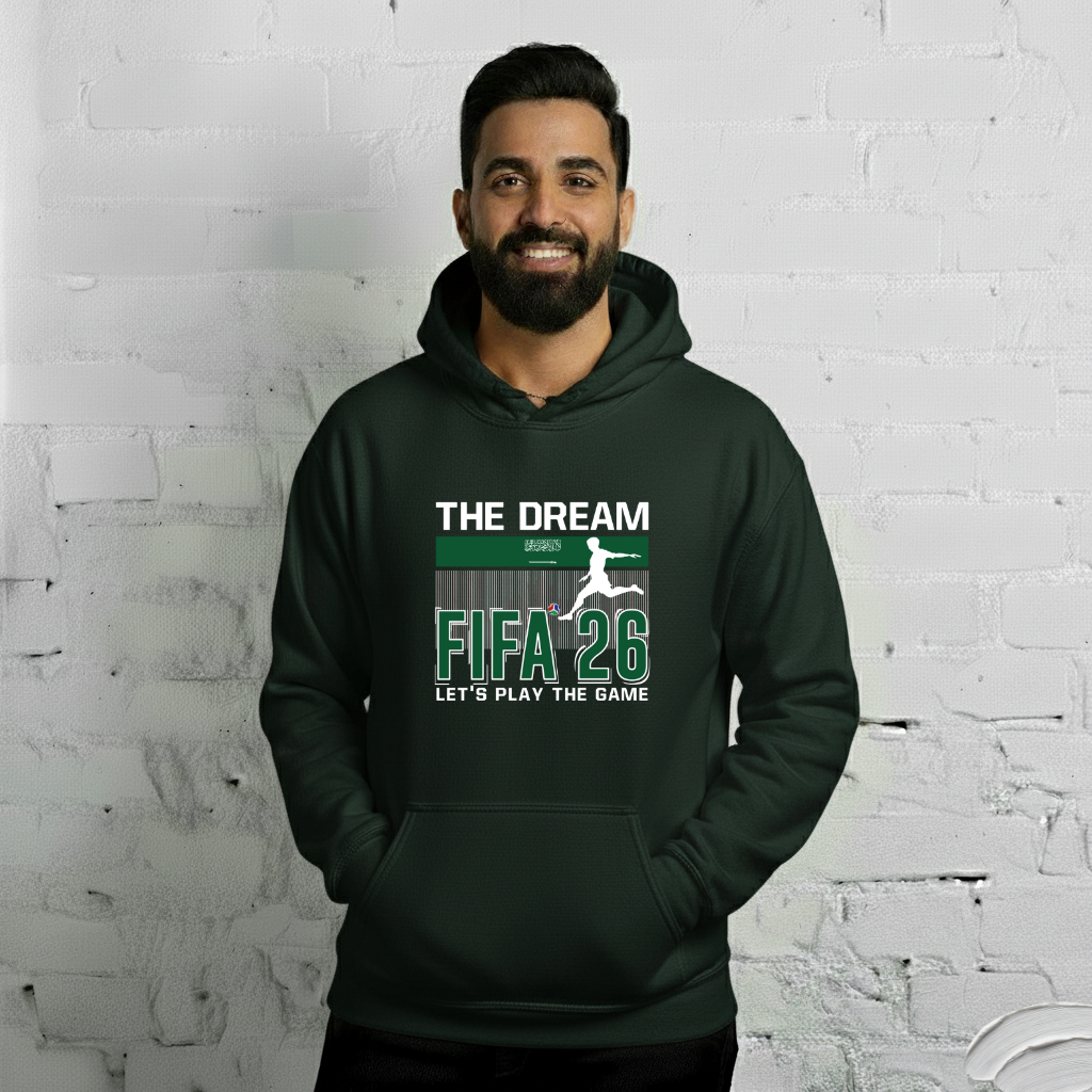 Saudi Arabia World Cup 2026 Fitted Hoodie | The_Dream