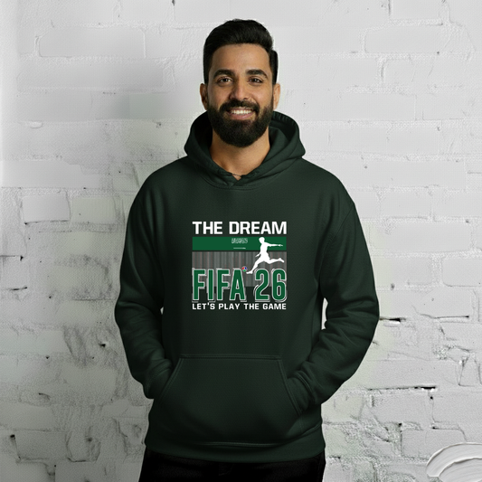 Saudi Arabia World Cup 2026 Fitted Hoodie | The_Dream