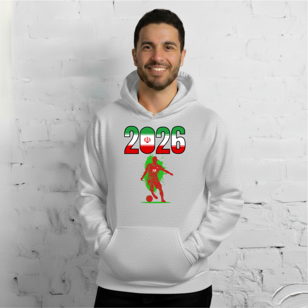 Iran World Cup 2026 Fitted Hoodie | Slick_Move_RD