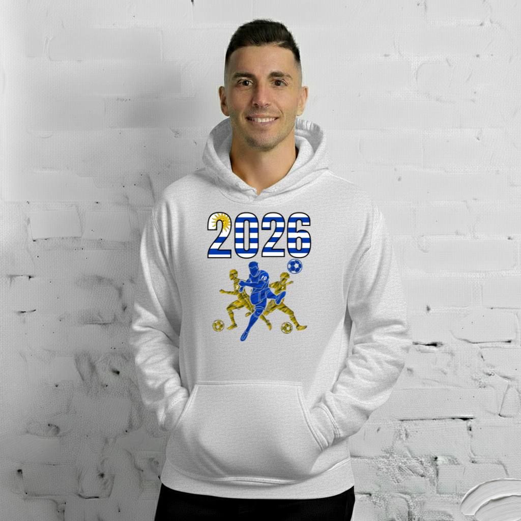 Uruguay World Cup 2026 Fitted Hoodie | Sprints_Trio