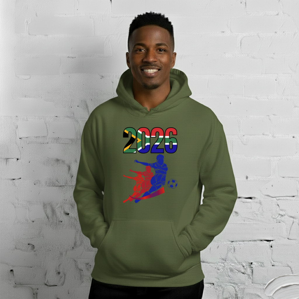 South Africa World Cup 2026 Fitted Hoodie | Rising_Jist_BL