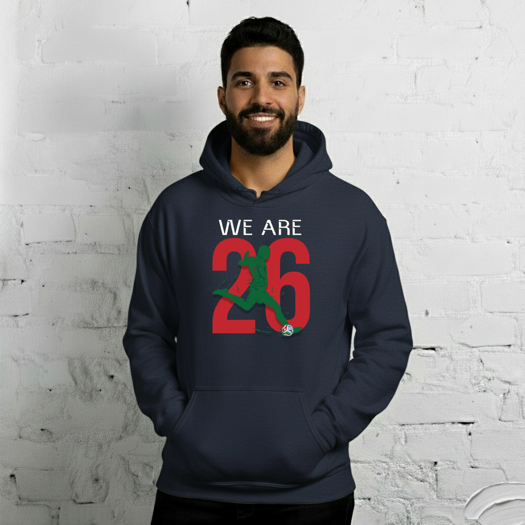 Morocco World Cup 2026 Fitted Hoodie | We_Are_26