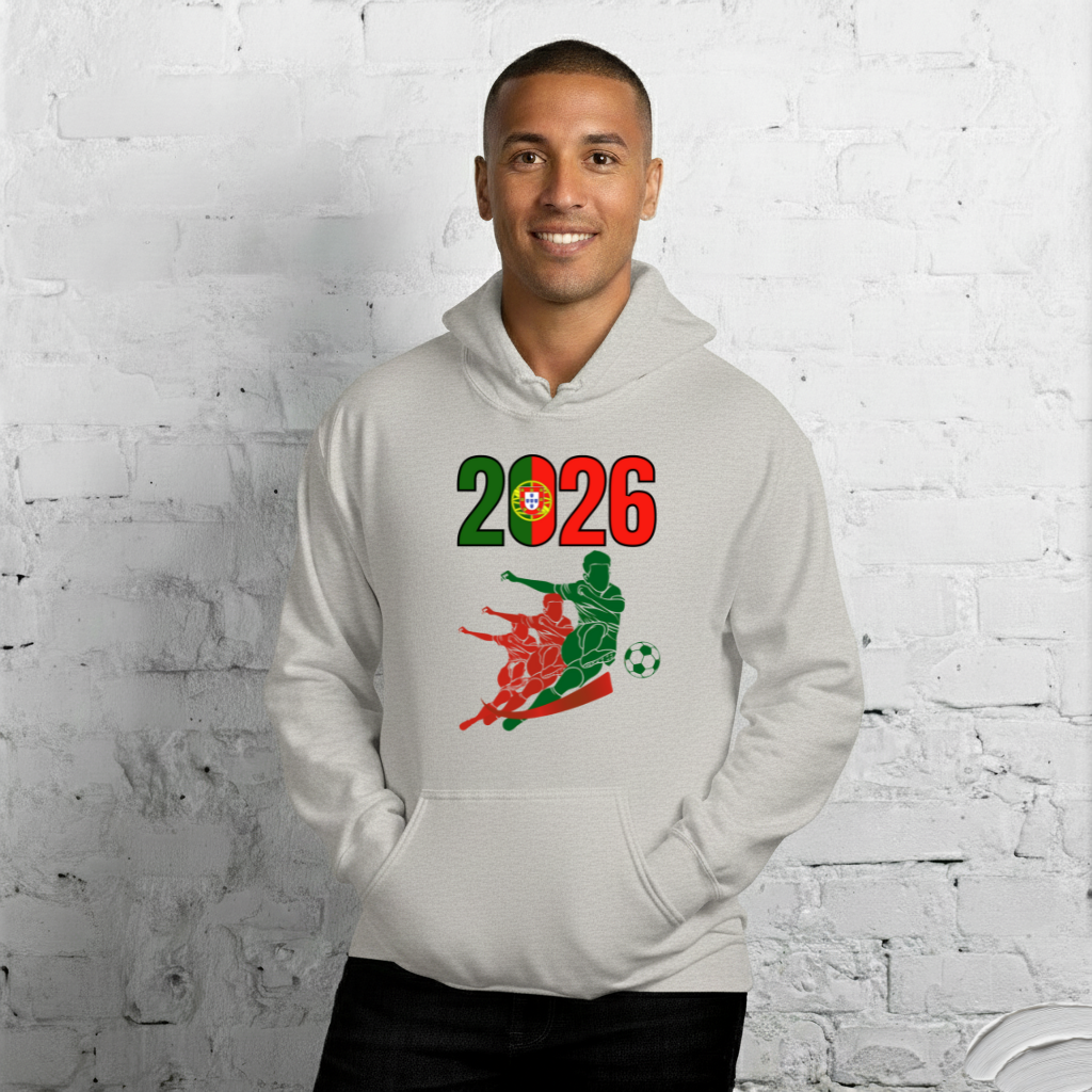 Portugal World Cup 2026 Fitted Hoodie | Rising_Jist