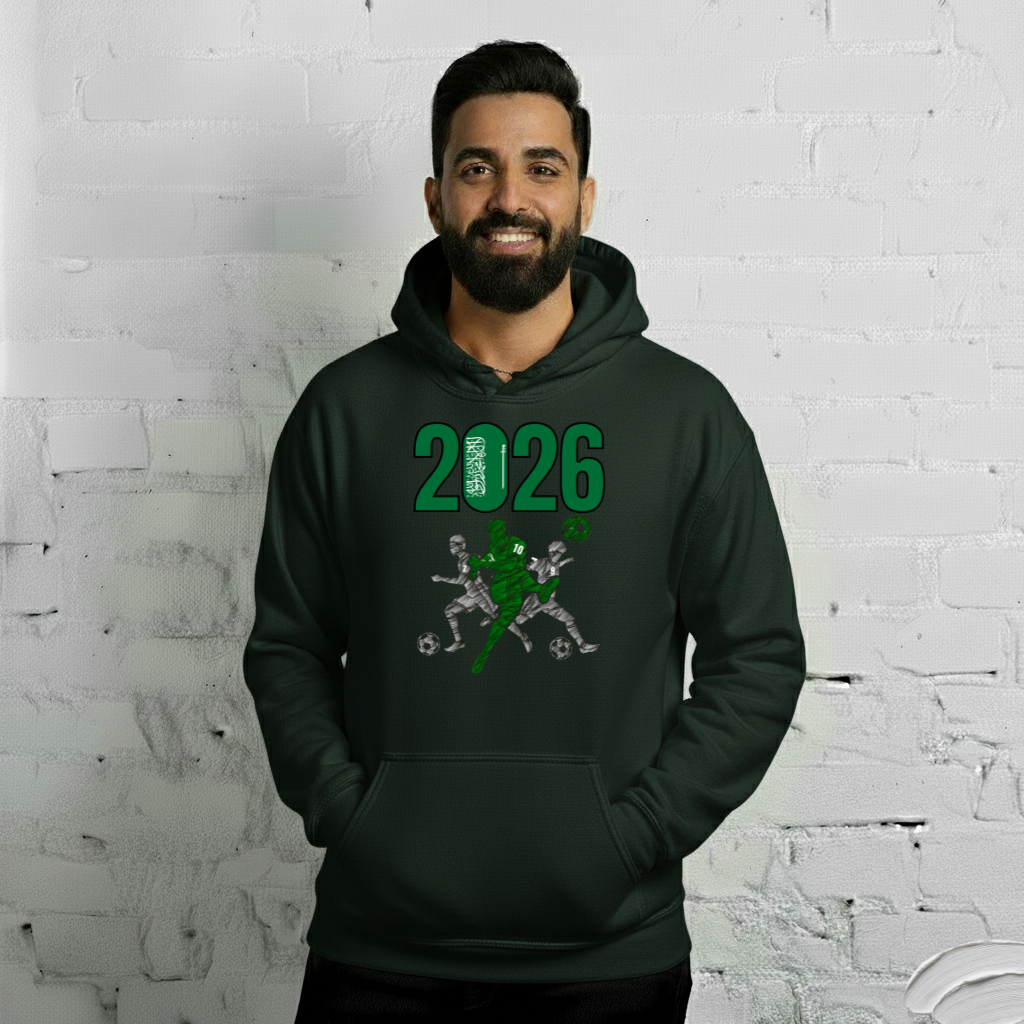 Saudi Arabia World Cup 2026 Fitted Hoodie | Sprints_Trio
