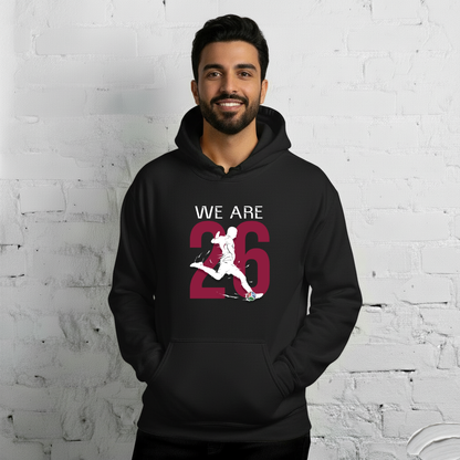 Qatar World Cup 2026 Fitted Hoodie | We_Are_26