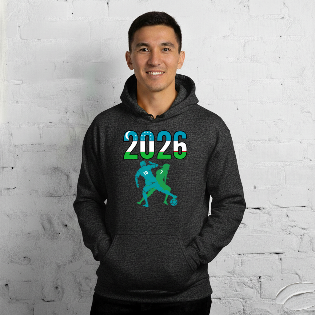 Uzbekistan World Cup 2026 Fitted Hoodie | Smart_Tackle
