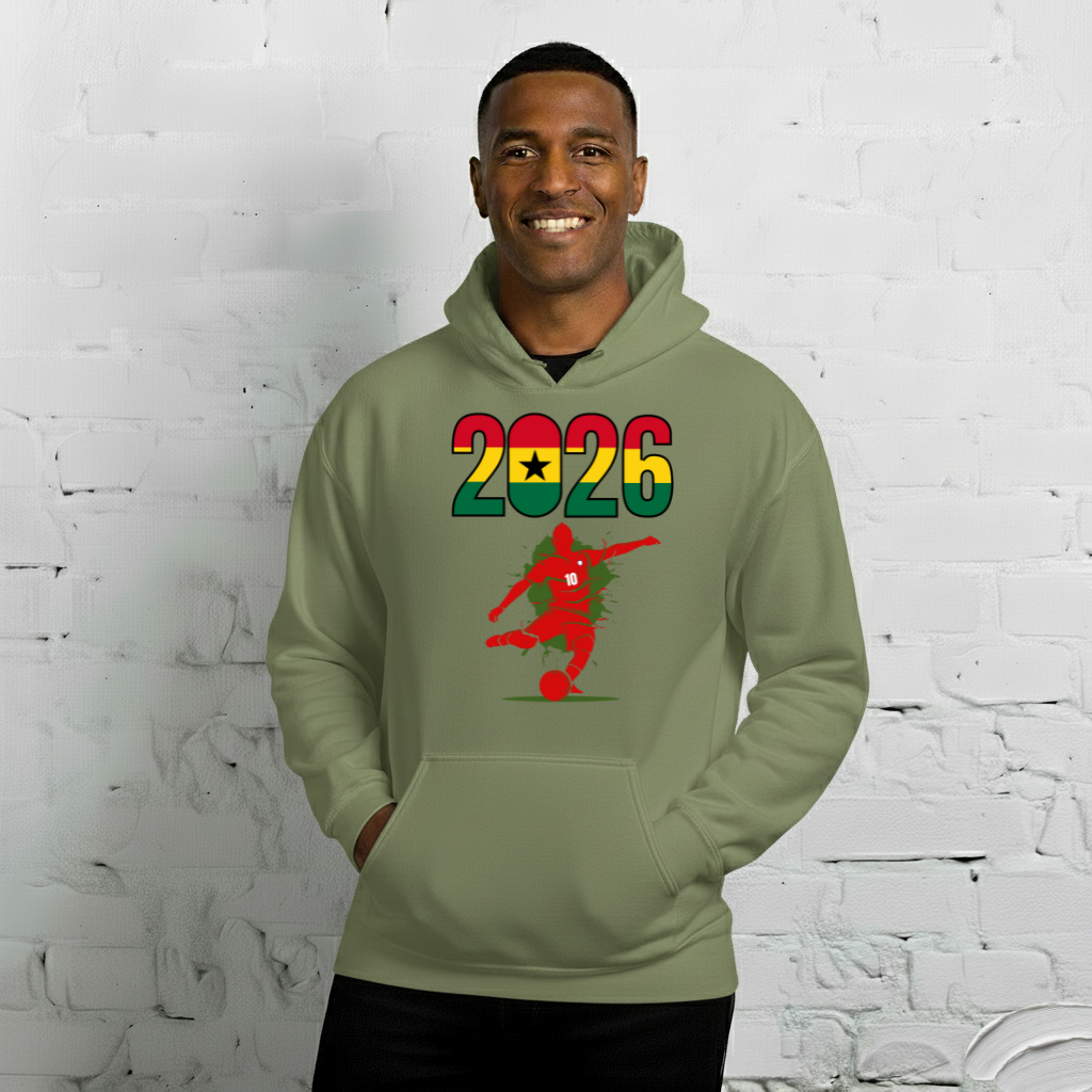 Ghana World Cup 2026 Fitted Hoodie | Let's_Play_RD
