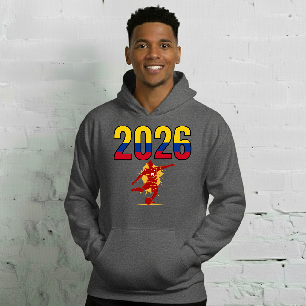 Colombia World Cup 2026 Fitted Hoodie | Let's_Play_RD