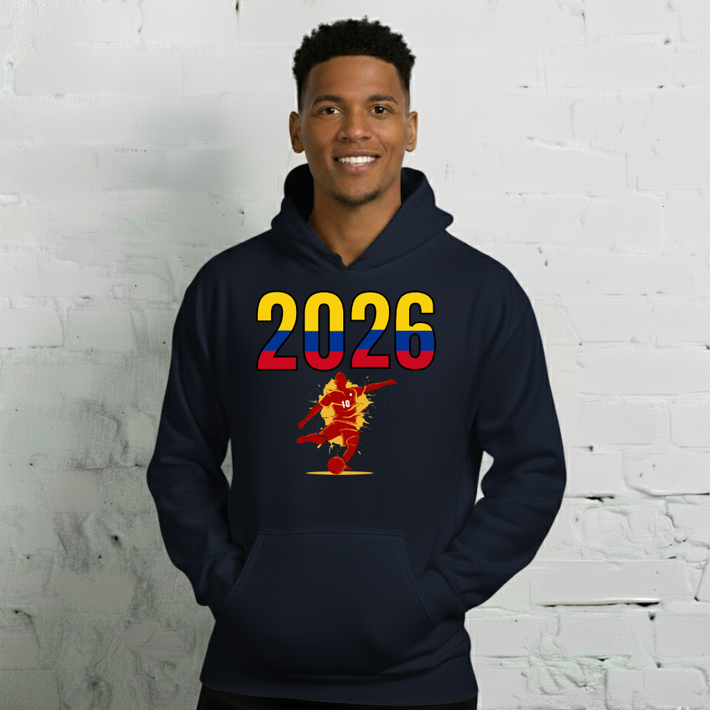 Colombia World Cup 2026 Fitted Hoodie | Let's_Play_RD