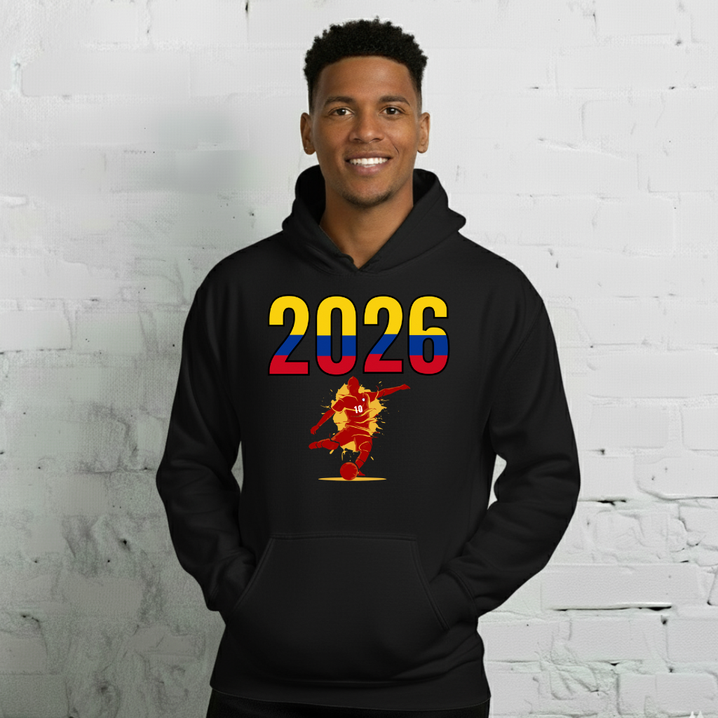 Colombia World Cup 2026 Fitted Hoodie | Let's_Play_RD