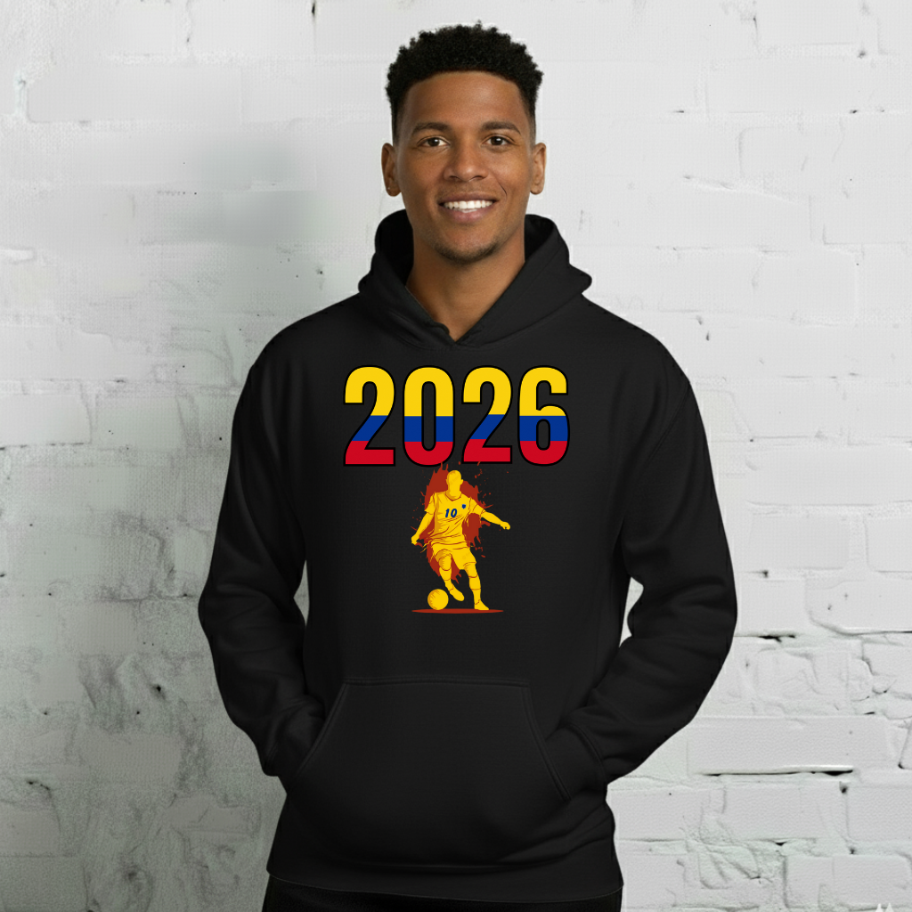Colombia World Cup 2026 Fitted Hoodie | Slick_Move_YL