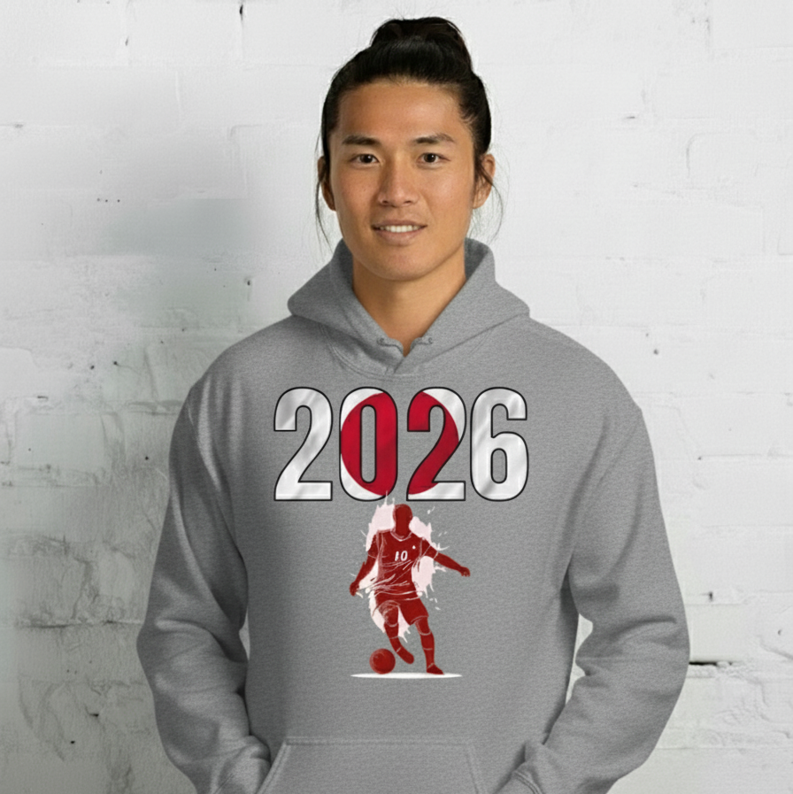 Japan World Cup 2026 Fitted Hoodie | Slick_Move_RD