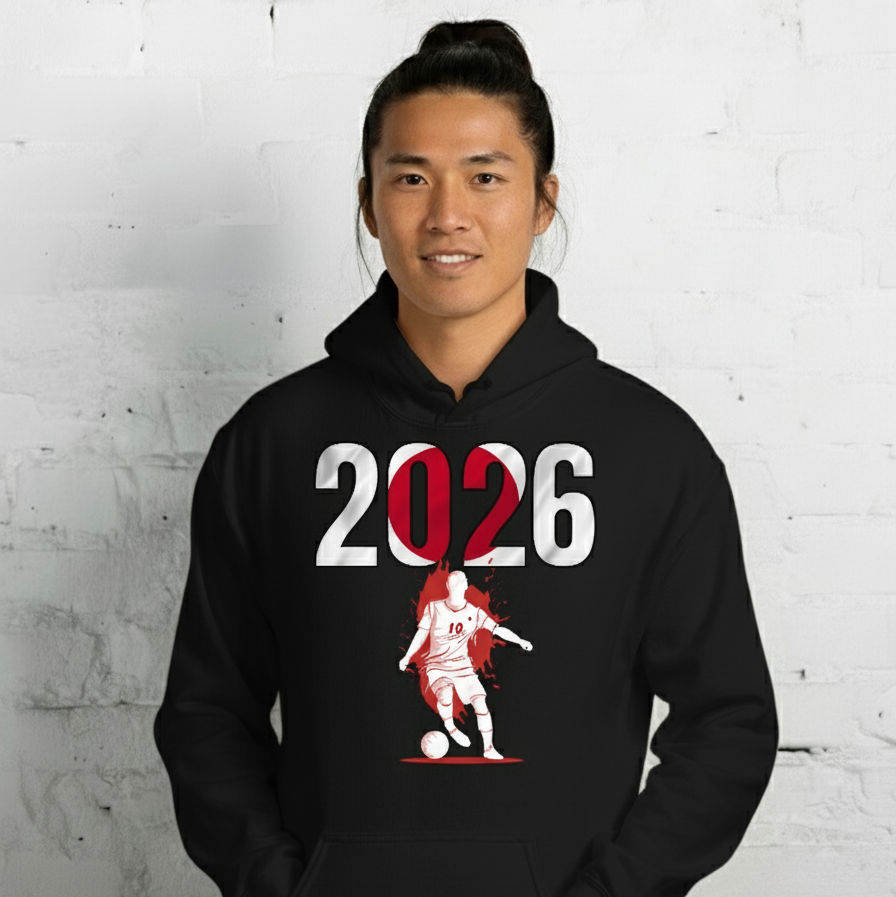 Japan World Cup 2026 Fitted Hoodie | Slick_Move_WH