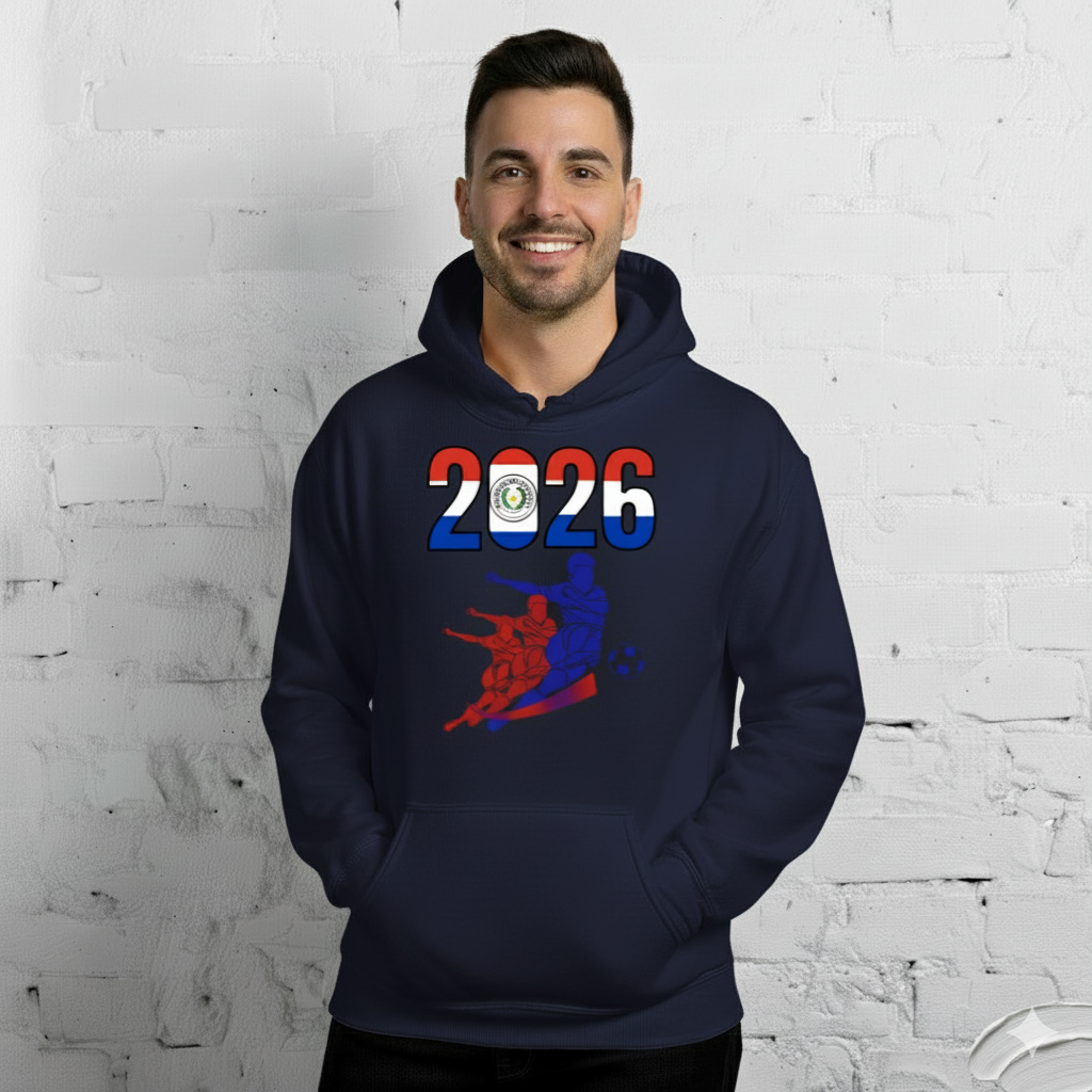 Paraguay World Cup 2026 Fitted Hoodie | Rising_Jist