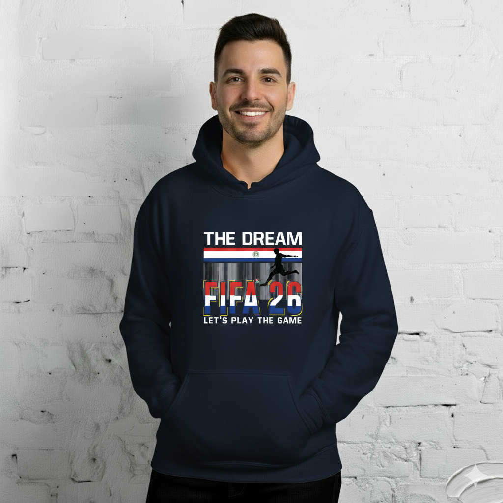 Paraguay World Cup 2026 Fitted Hoodie | The_Dream