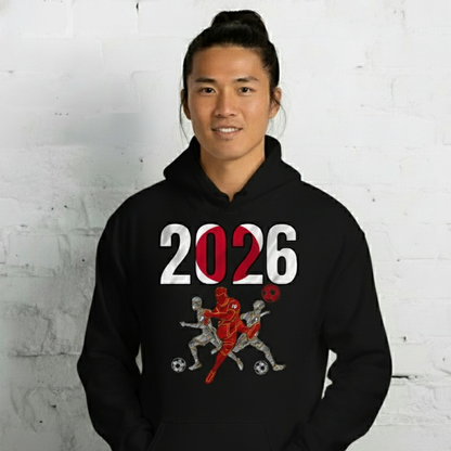 Japan World Cup 2026 Fitted Hoodie | Sprints_Trio