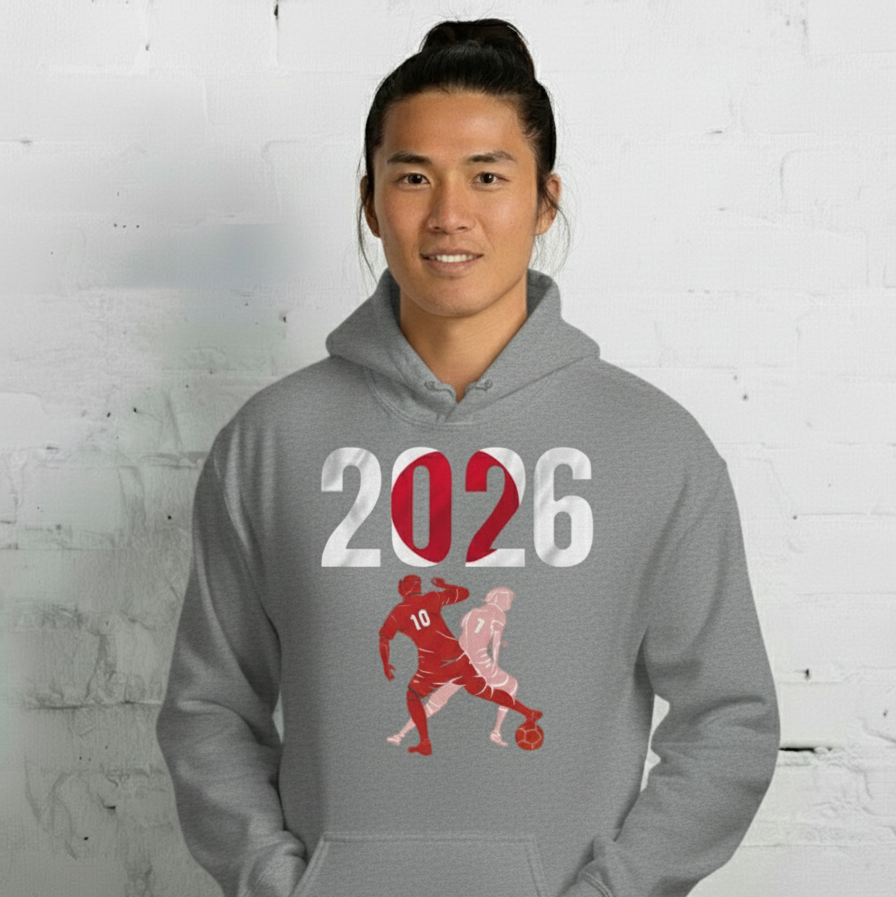 Japan World Cup 2026 Fitted Hoodie | Smart_Tackle