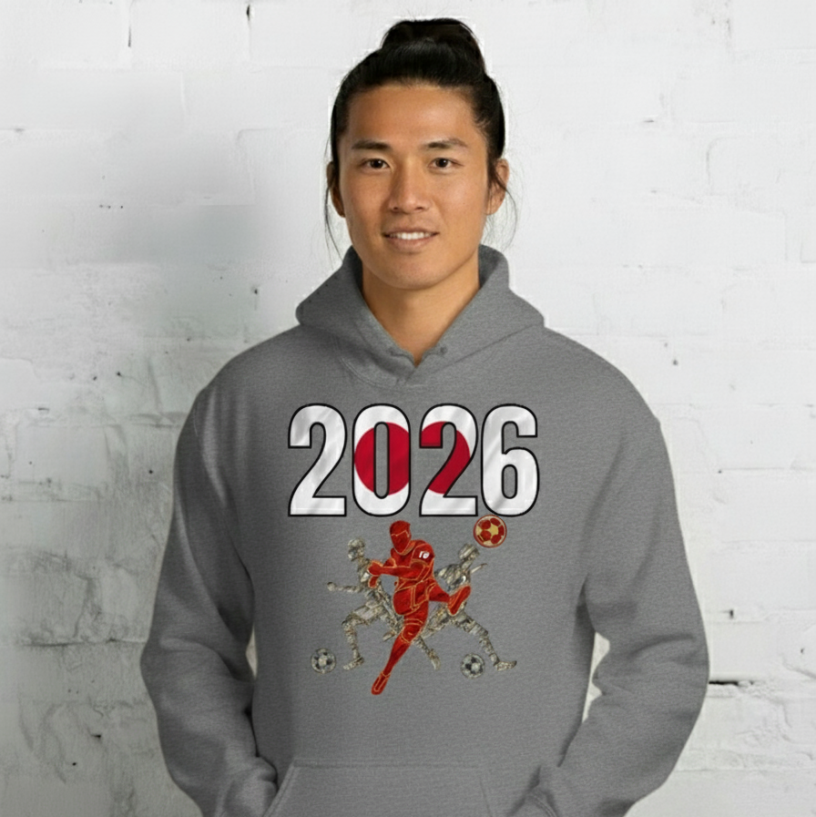 Japan World Cup 2026 Fitted Hoodie | Sprints_Trio
