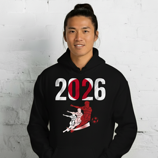 Japan World Cup 2026 Fitted Hoodie | Rising_Jist