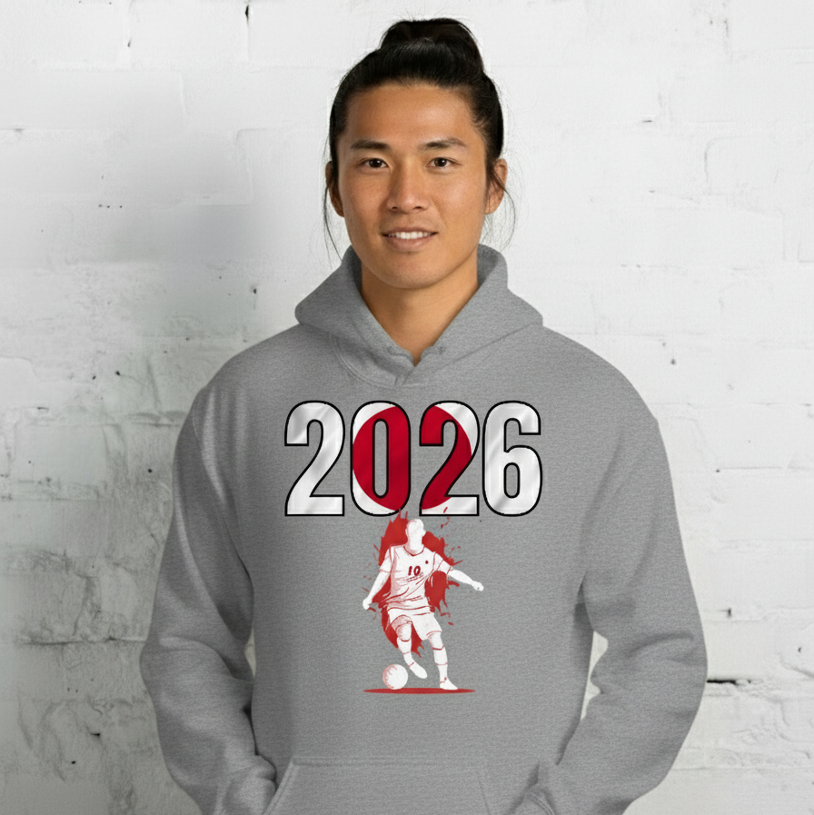 Japan World Cup 2026 Fitted Hoodie | Slick_Move_WH