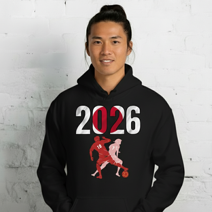 Japan World Cup 2026 Fitted Hoodie | Smart_Tackle