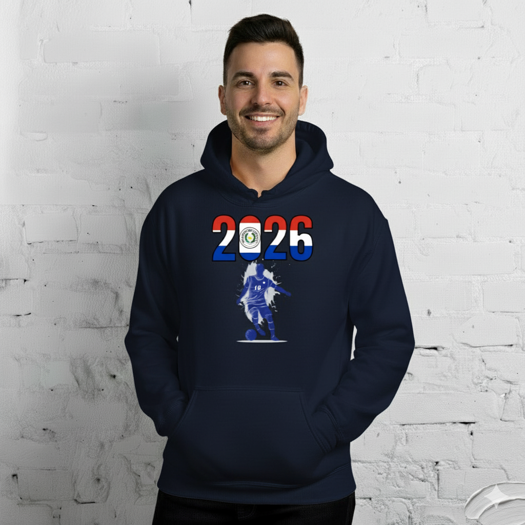 Paraguay World Cup 2026 Fitted Hoodie | Slick_Move_BL