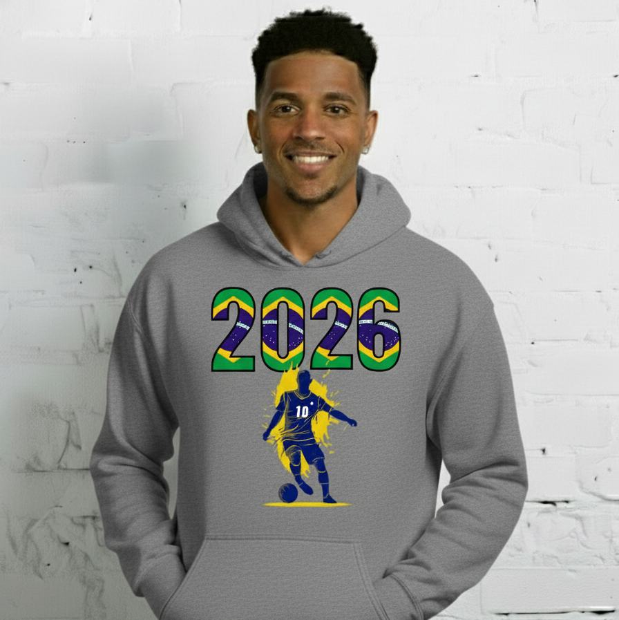 Brazil World Cup 2026 Fitted Hoodie | Slick_Move_BL
