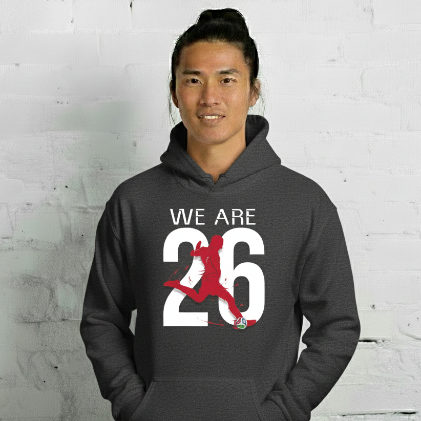 Japan World Cup 2026 Fitted Hoodie | We_Are_26